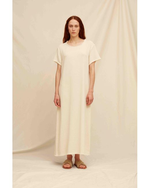 Caravana Natural Kapkaal Dress Cotton Jute