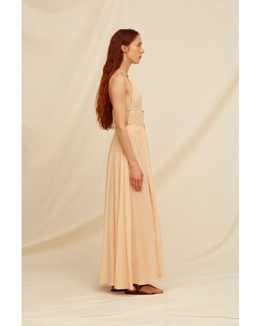 Caravana Pink Hera Gauze Dress Cotton Gauze