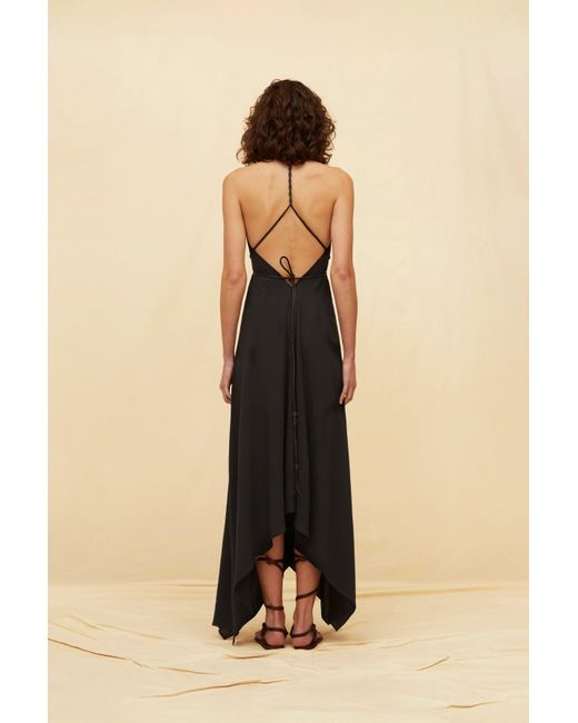 Caravana Black Yatzil Maxi Dress Artisanal Cotton