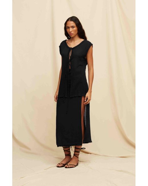 Women's Natural Koati Dress Fine Cotton Gauze
