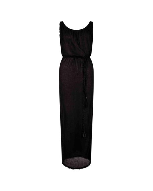 Caravana Black Muuk Dress Cotton Gauze