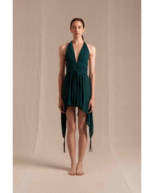 Women's Natural Tsikbal Dress Cotton Gauze