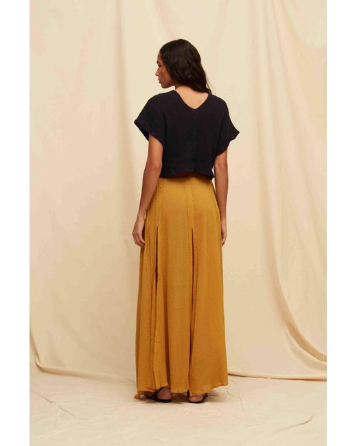 Caravana Natural Suuk Skirt Fine Cotton Gauze