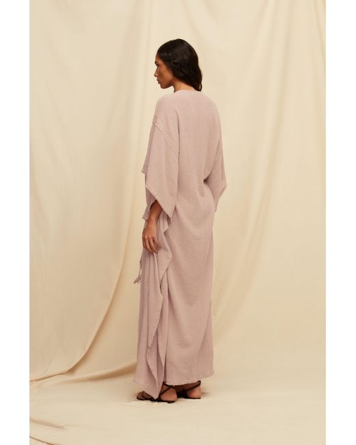 Caravana Natural Chumuk Kaftan Cotton Gauze