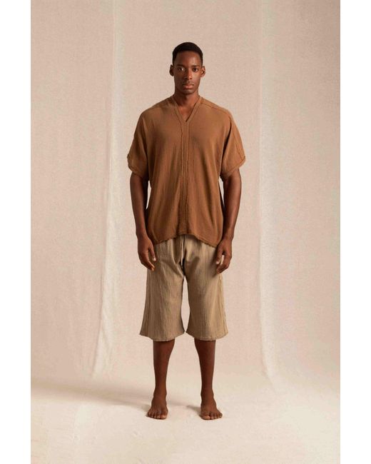 Caravana Natural Makulan Shirt Cotton Gauze for men