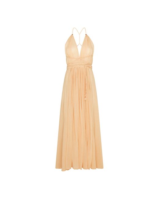 Caravana Pink Hera Gauze Dress Cotton Gauze