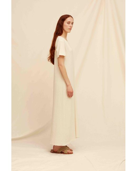 Caravana Natural Kapkaal Dress Cotton Jute
