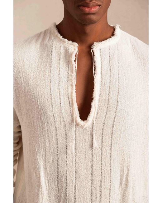 Caravana Natural Hubiku Shirt Cotton Jute for men