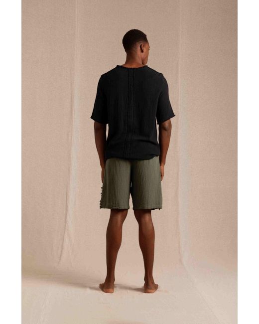 Caravana Natural Xoloc Knots Shorts Cotton Jute for men