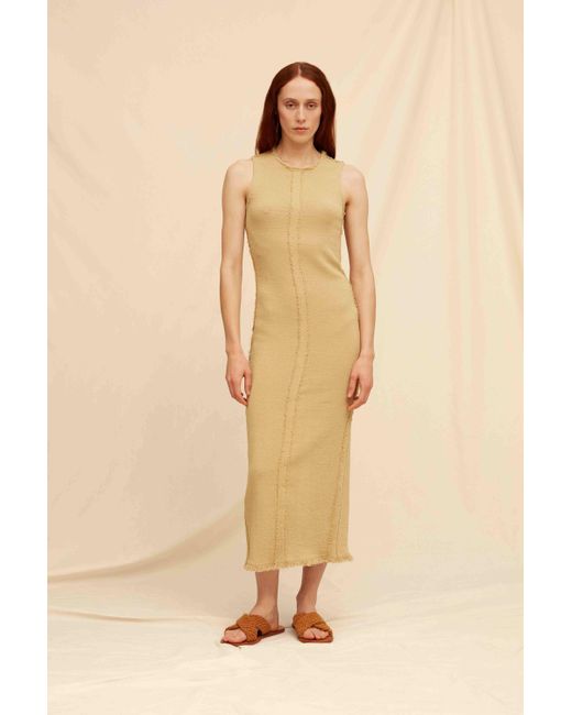 Caravana Natural Bani Dress Cotton Jute