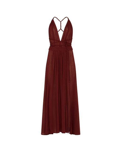Caravana Natural Hera Gauze Dress Cotton Gauze