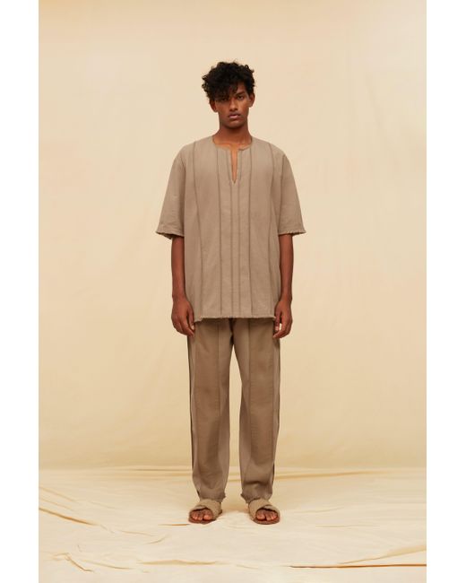 Caravana Natural Ryo Shirt Cotton Voile for men
