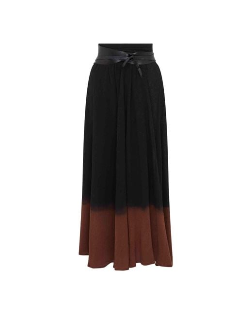 Caravana Blue Cholul Skirt Artisanal Cotton