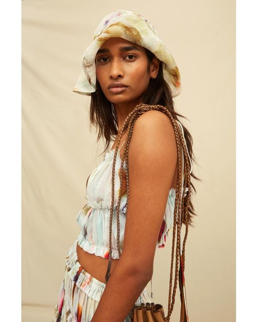 Caravana Green Inara Bandeau Top Lyocell Ramie