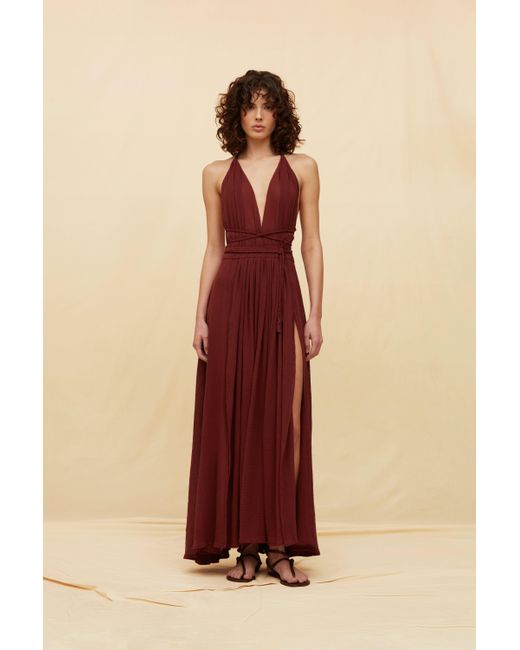 Caravana Natural Hera Gauze Dress Cotton Gauze