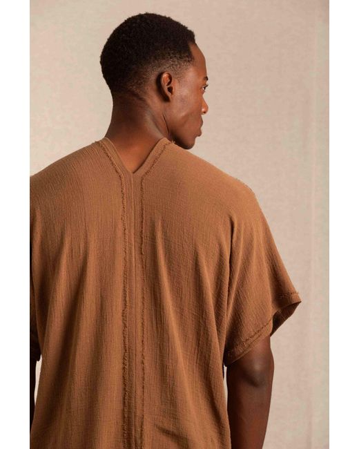 Caravana Natural Makulan Shirt Cotton Gauze for men