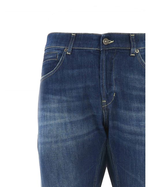 Jeans "george" in di cotone di Dondup in Blue da Uomo