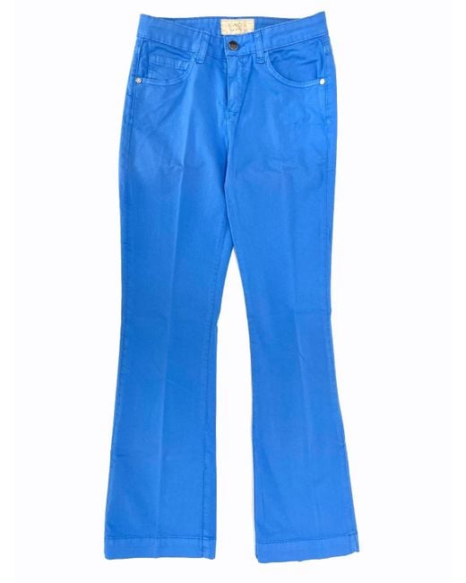 Jeans "sally" in denim di cotone di Kaos in Blue