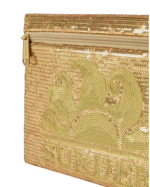 Pochette Full Paillettes di Sundek in Metallic
