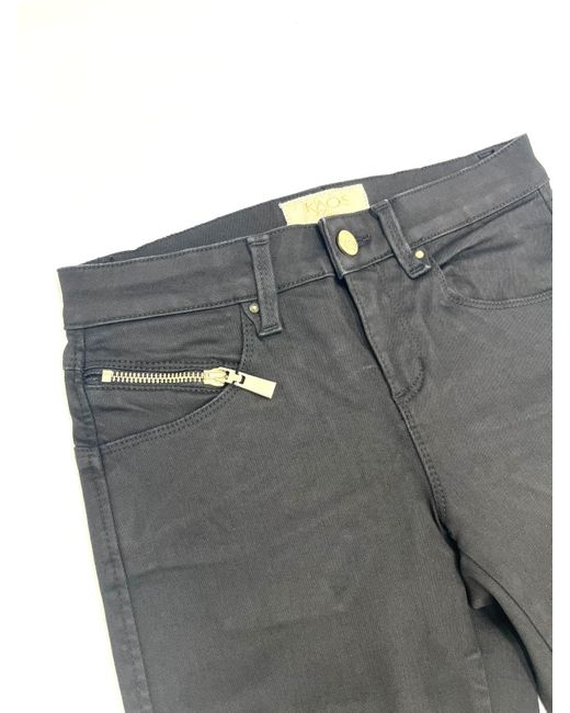 Jeans "lucy" nero in di cotone di Kaos in Black