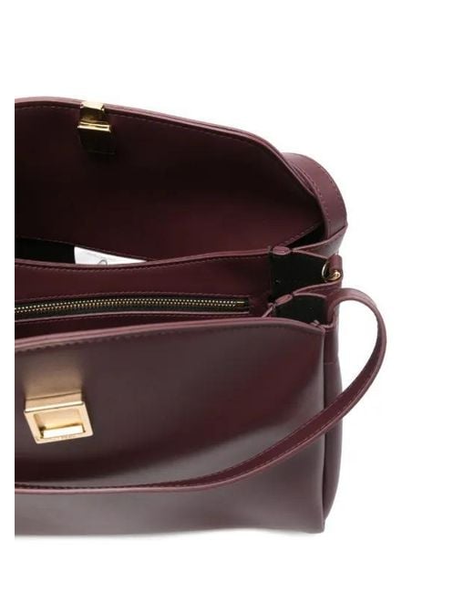 Borsa Eudora Vegan Bordeaux di THEMOIRÈ in Purple