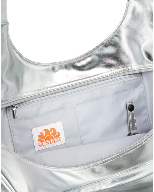 Borsa Big Laminata di Sundek in Gray