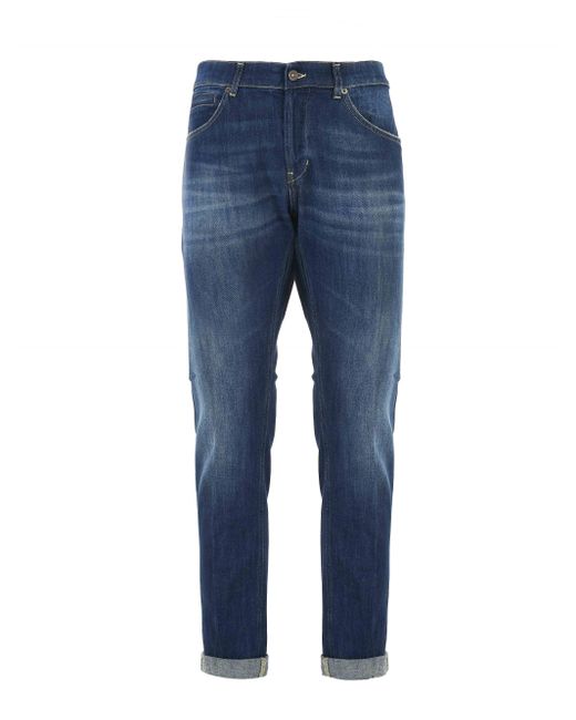 Jeans "george" in di cotone di Dondup in Blue da Uomo