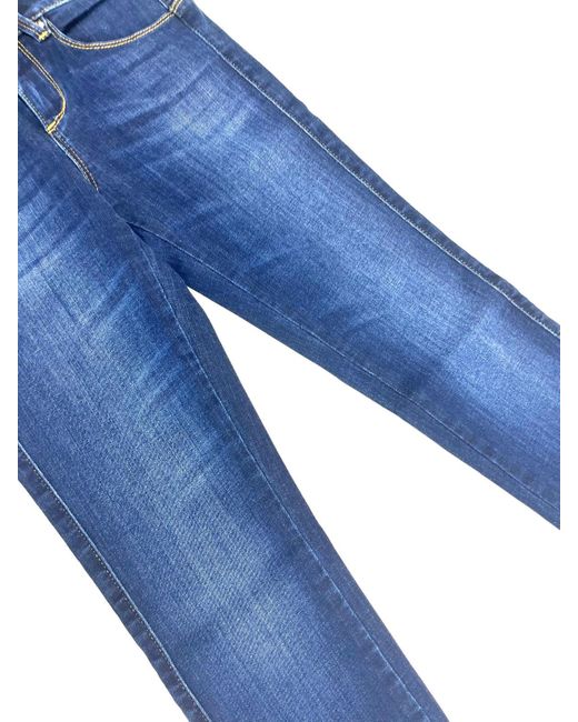 Jeans "lucy" in di cotone di Kaos in Blue