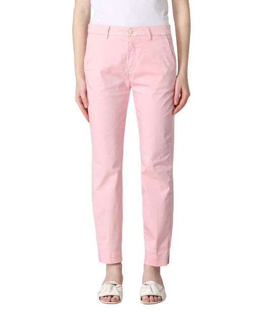 Pantalone "desy" in cotone di Kaos in Pink