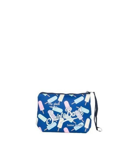 Pochette "aline" con fantasia pop ice di Mc2 Saint Barth in Blue da Uomo