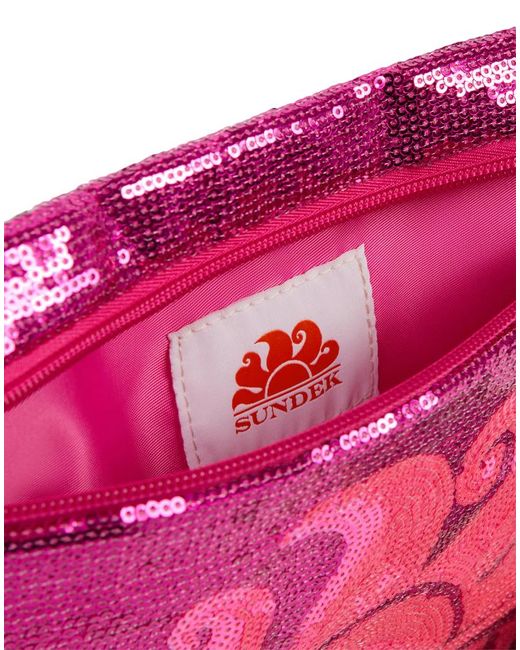 Pochette Full Paillettes di Sundek in Pink