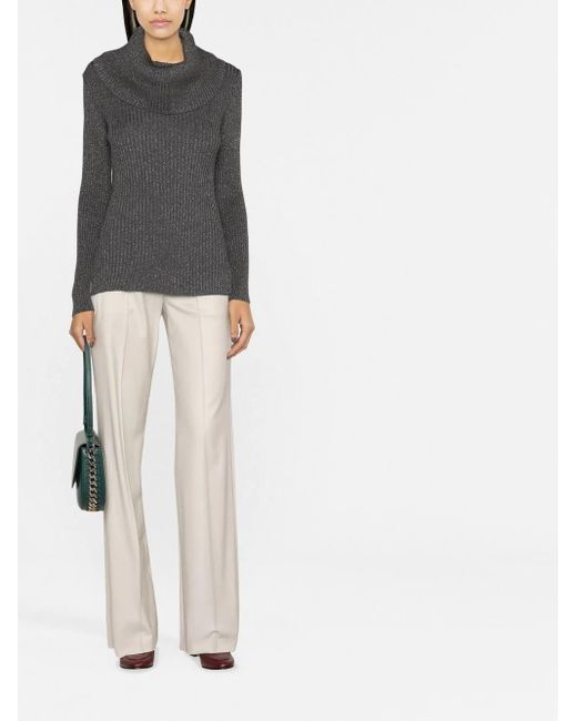 Maglione a collo alto di Alberta Ferretti in Black