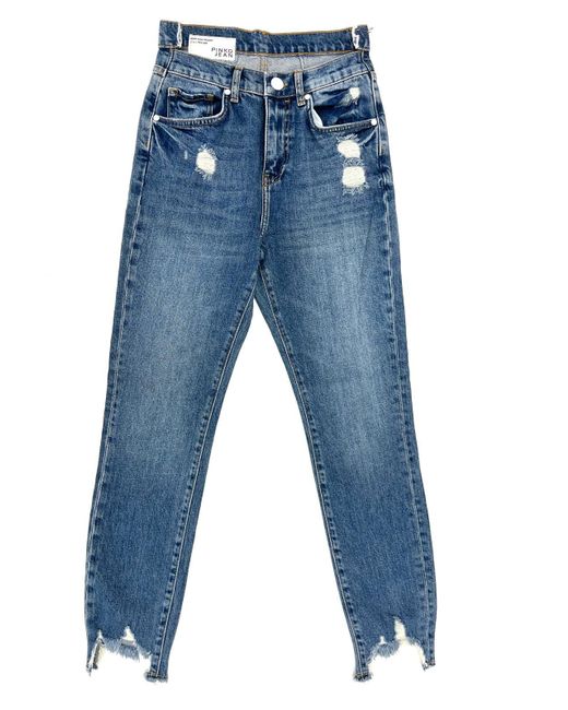 Jeans "taylor" in di cotone di Pinko in Blue