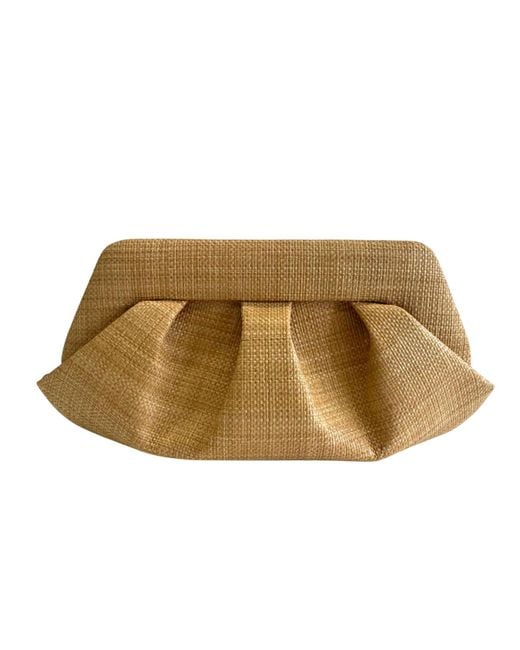 Borsa A Mano "Emera Paper Fringes" di THEMOIRÈ in Metallic