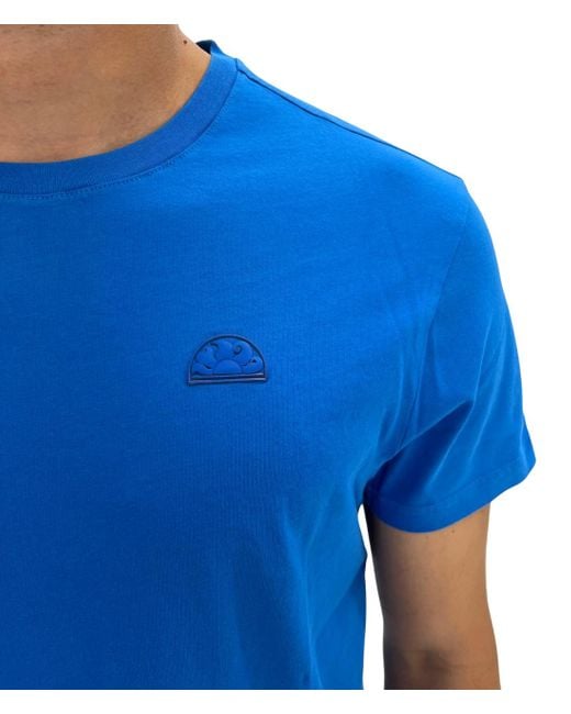 T-Shirt Cobalto di Sundek in Blue da Uomo