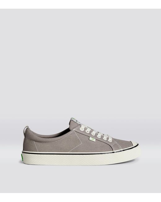 CARIUMA Oca Low Stripe Mystic Grey Canvas Sneaker in Stripe Grey (Gray ...