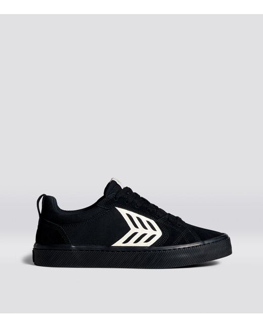 CARIUMA Catiba Pro Skate Suede And Canvas Logo Sneaker in Black Lyst