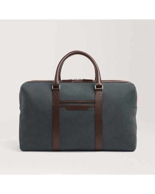 Carl Friedrik Black Small Weekend Bag for men