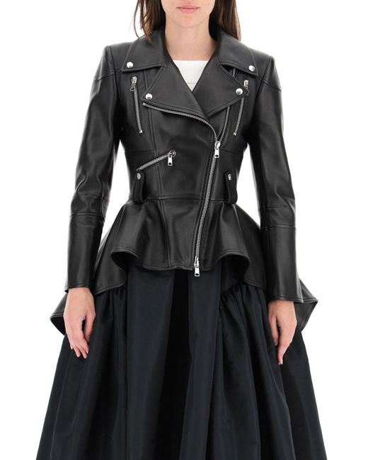 alexander mcqueen peplum jacket