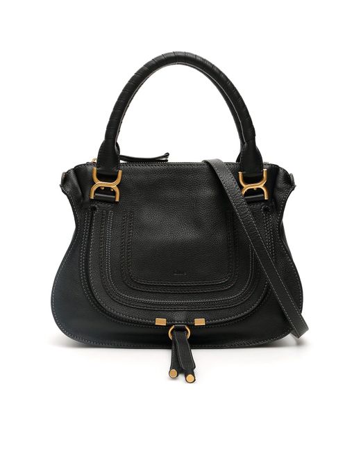 chloe marcie bag small black