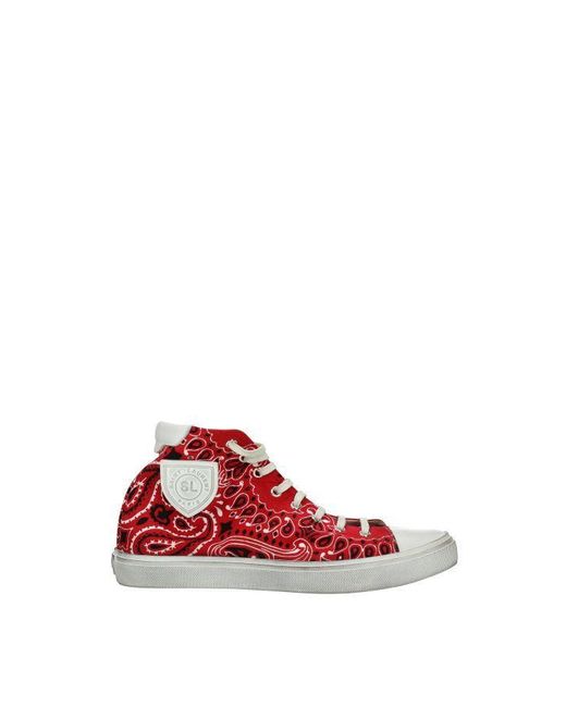 red ysl sneakers