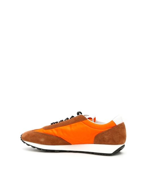 orange prada trainers