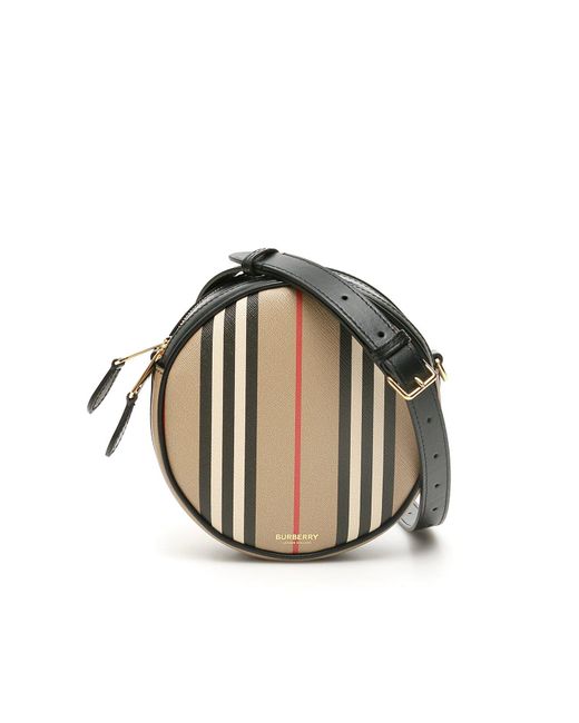 Burberry Cotton Louise Round Bag | Lyst
