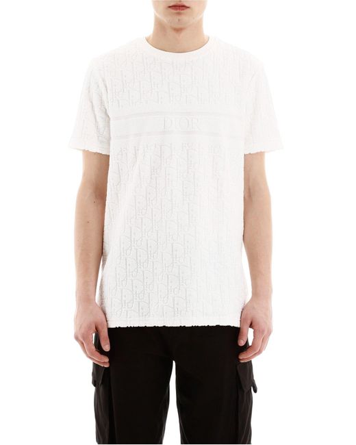 Dior Oblique T-shirt in White for Men 