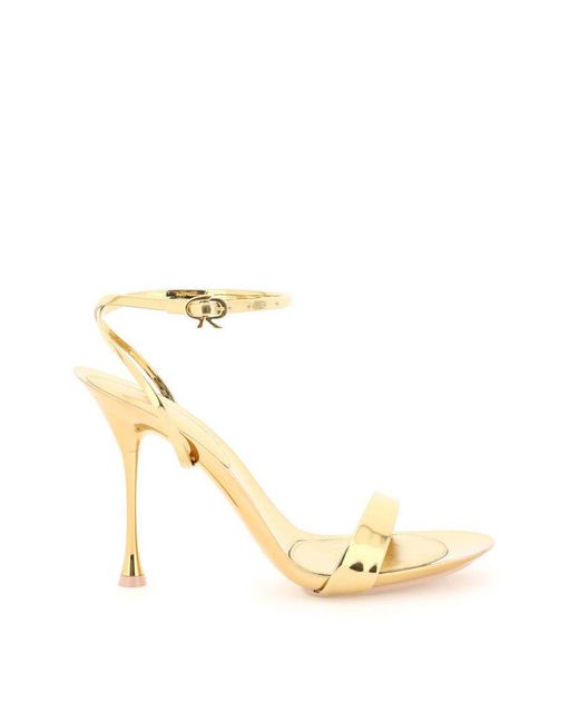 gianvito rossi vernice ribbon patent leather sandals