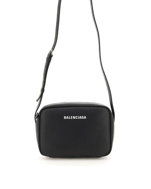 Balenciaga Leather Everyday Camera Bag in Black Lyst Canada