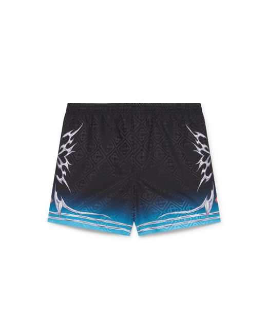 Casablanca Paris Black Short De Bain En Jacquard Blades for men