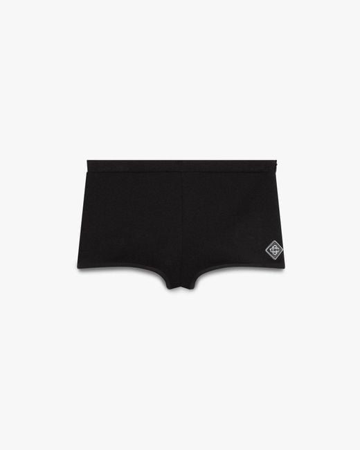 Casablanca Paris Black Rave Hot Pants, By