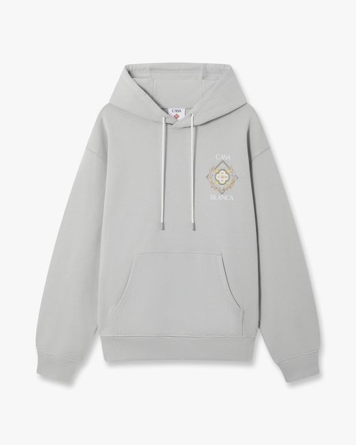 Casablanca Paris Gray Championship Hooded Sweatshirt, By for men