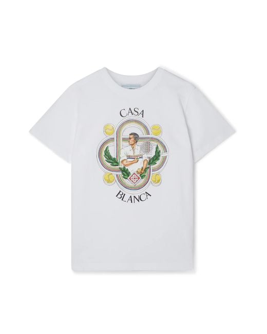 Casablanca Paris White Le Joueur T-Shirt, By